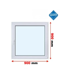 Kunststofffenster PVC Fenster 90x90 cm DREH/KIPP Veka Softline 82 MD