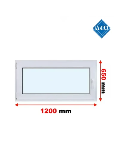 Kunststofffenster PVC Fenster 120x65 cm DREH/KIPP Veka Softline 82 MD
