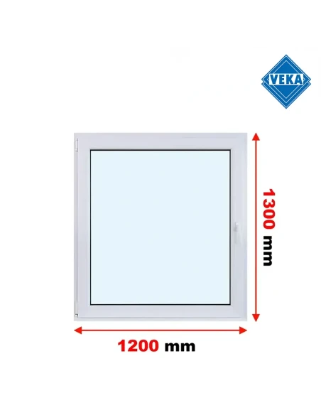 Kunststofffenster PVC Fenster 120x130 cm DREH/KIPP Veka Softline 82 MD