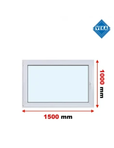 Kunststofffenster PVC Fenster 150x100 cm DREH/KIPP Veka Softline 82 MD