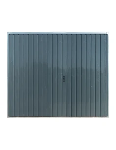 Zweiflügeliges Garagentor aus Stahl 260x210 cm - anthrazit, isoliert 2