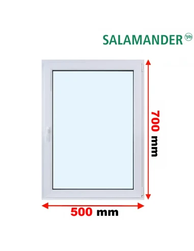 Kunststofffenster PVC Fenster 50 x 70 cm DREH/KIPP Salamander GreenEvolution 76