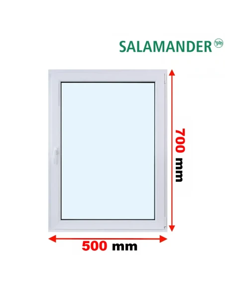 Kunststofffenster PVC Fenster 50 x 70 cm DREH/KIPP Salamander GreenEvolution 76