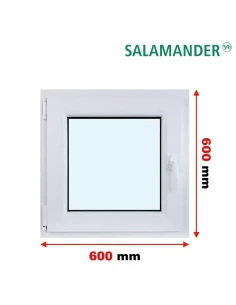 Kunststofffenster PVC Fenster 60 x 60 cm DREH/KIPP Salamander GreenEvolution 76