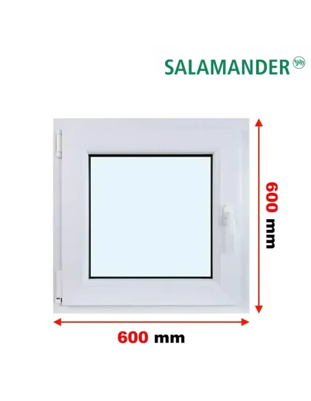 Kunststofffenster PVC Fenster 60 x 60 cm DREH/KIPP Salamander GreenEvolution 76