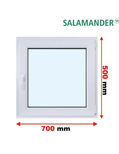Kunststofffenster PVC Fenster 70 x 50 cm DREH/KIPP Salamander GreenEvolution 76