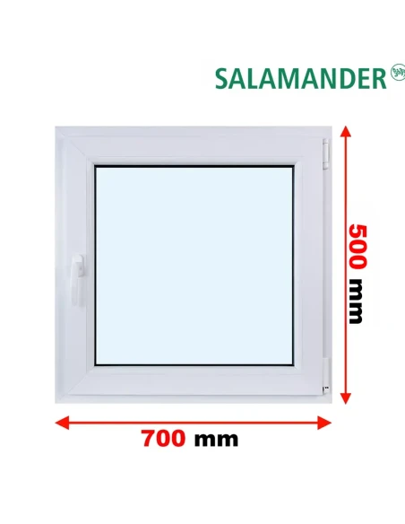 Kunststofffenster PVC Fenster 70 x 50 cm DREH/KIPP Salamander GreenEvolution 76