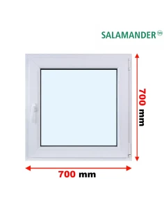 Kunststofffenster PVC Fenster 70 x 70 cm DREH/KIPP Salamander GreenEvolution 76