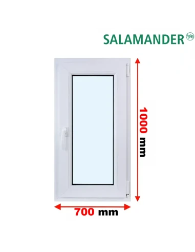 Kunststofffenster PVC Fenster 70 x 100 cm DREH/KIPP Salamander GreenEvolution 76