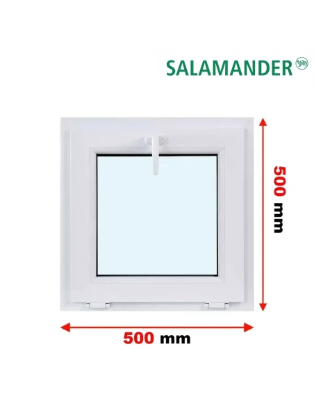 Kunststofffenster PVC Fenster 50 x 50 cm KIPP Salamander BluEvolution 82