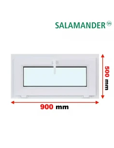 Kunststofffenster PVC Fenster 90 x 50 cm KIPP Salamander BluEvolution 82