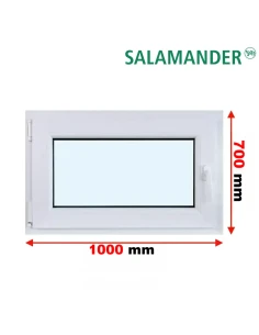 Kunststofffenster PVC Fenster 100 x 70 cm DREH/KIPP Salamander BluEvolution 82