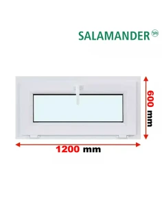 Kunststofffenster PVC Fenster 120 x 60 cm KIPP Salamander BluEvolution 82