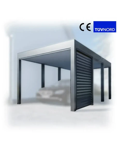 Carport Stahl Modern Garagen 3x6m Wande 1+0