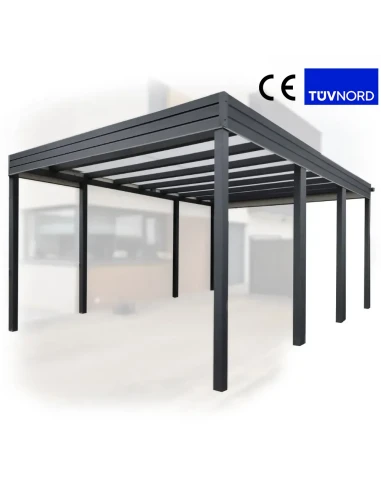 Carport Stahl Modern Garagen 3x6m