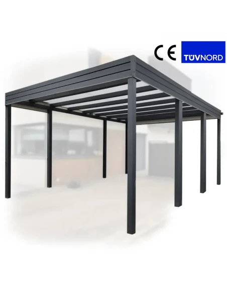 Carport Stahl Modern Garagen 3x6m