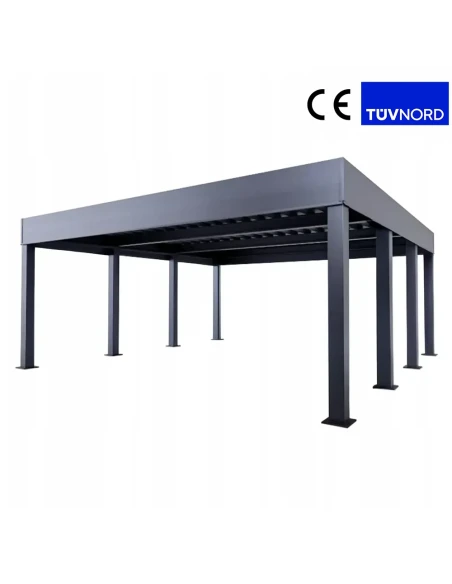 Carport Stahl Modern Garagen 6x6m