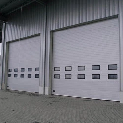 Industrie Sektionaltor 350 x 350 cm - Silber (RAL 9006) 2