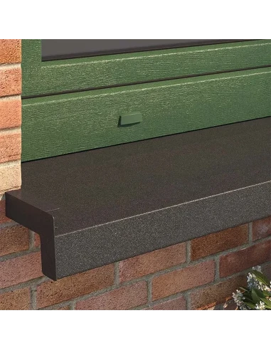 Stahl Fensterbank Außen - Braun RAL 8019