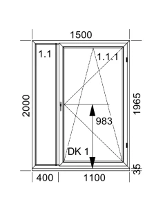 Fenster- und Balkontür-Set + Rollläden