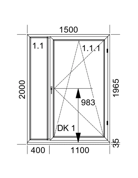 Fenster- und Balkontür-Set + Rollläden