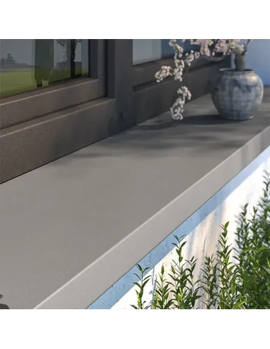 Stahl Fensterbank Außen - Silber RAL 9006