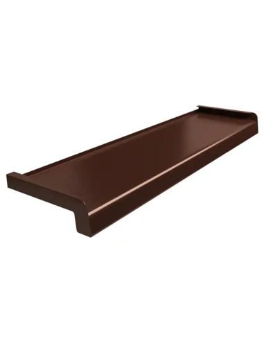 Stahl Fensterbank Softline Außen - Braun RAL 8017
