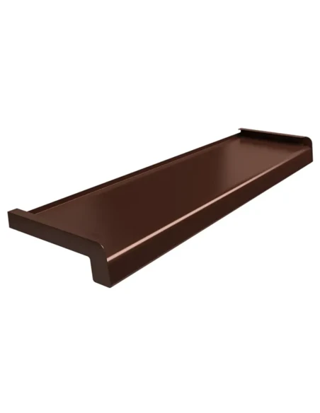 Stahl Fensterbank Softline Außen - Braun RAL 8017