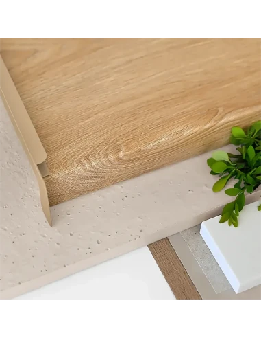 Stahl Fensterbank Lackiert Außen - Eiche Natur