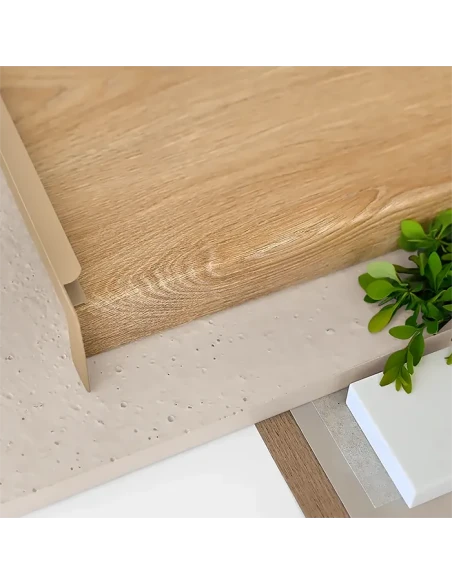 Stahl Fensterbank Lackiert Softline Außen - Golden Eiche