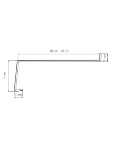 Aluminium Fensterbank Außen - Schwarz RAL 9005 2