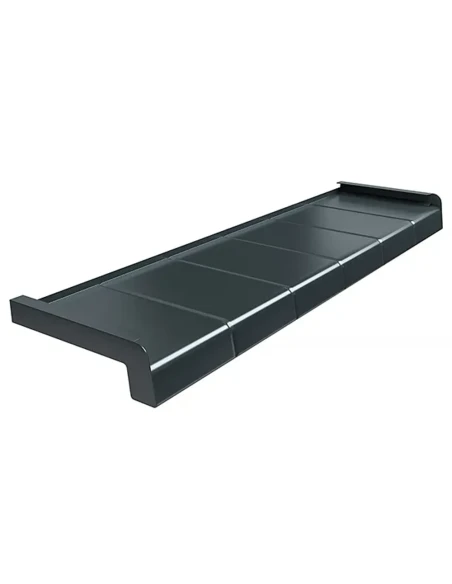 Aluminium Fensterbank Fliesenoptik Außen - Anthrazit RAL 7016