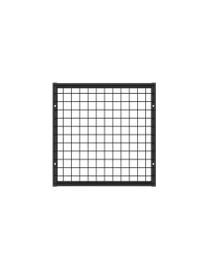 Deko Wandgitter Gitterwand Schwarz Metall - 50 x 50 cm