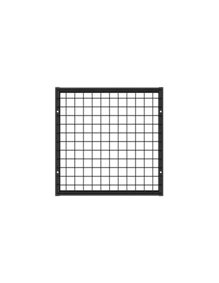Deko Wandgitter Gitterwand Schwarz Metall - 50 x 50 cm