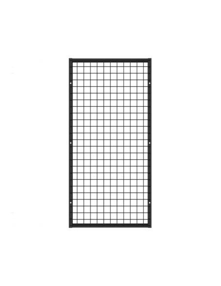 Deko Wandgitter Gitterwand Schwarz Metall - 50 x 102 cm