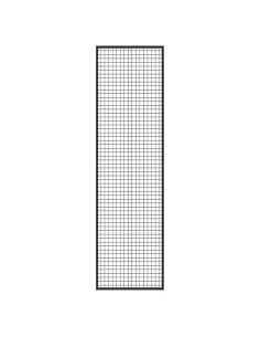 Deko Wandgitter Gitterwand Schwarz Metall - 70 x 250 cm
