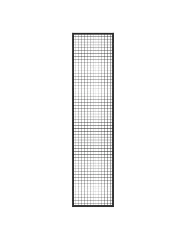 Deko Wandgitter Gitterwand Schwarz Metall - 58 x 242 cm