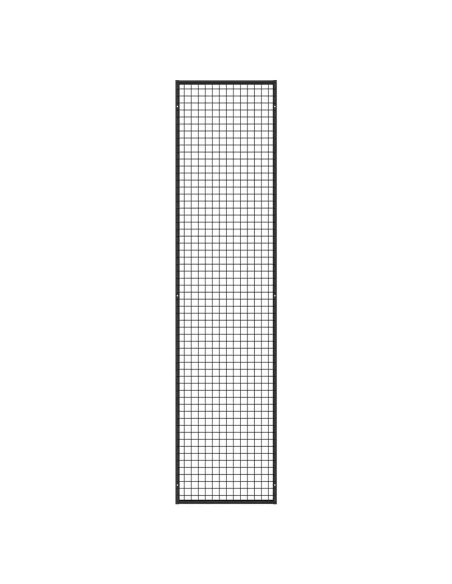 Deko Wandgitter Gitterwand Schwarz Metall - 58 x 242 cm