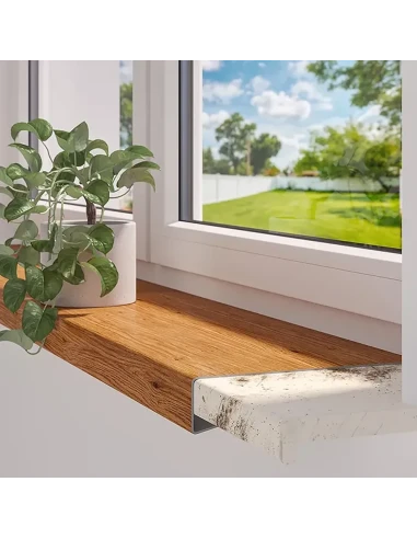 Fensterbank Verkleidung Premium Innen - Eiche Rustikal