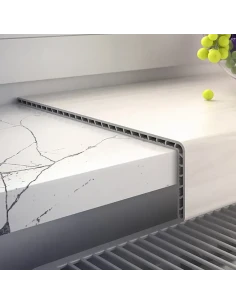 Fensterbank Verkleidung Kammerprofil Innen - Weiß 2