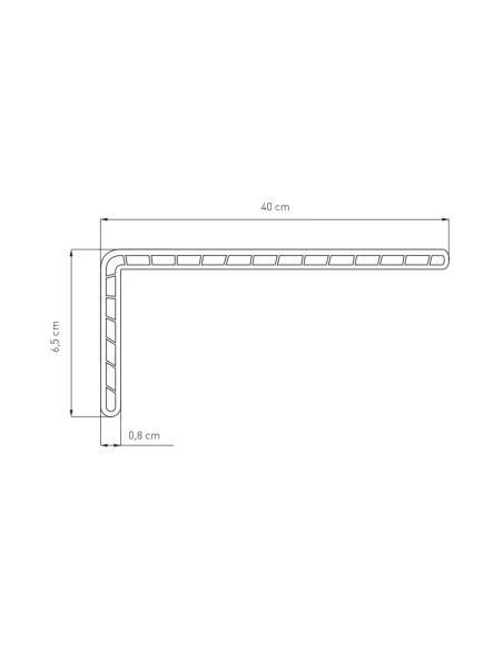 Fensterbank Verkleidung Kammerprofil Innen - Golden Eiche