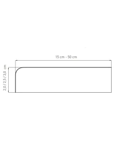 MDF Fensterbank Lackiert Innen - Anthrazit RAL 7016 2