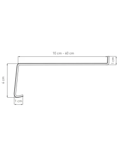 Stahl Fensterbank Lackiert Außen - Nuss 2