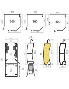Werkstattrolltor Garagentor INTENSE 77 - 200 x 200 cm 2