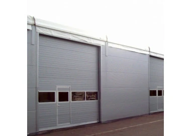 Sektional Garagentor 275 x 250 cm Brett Prägung Silber RAL 9006