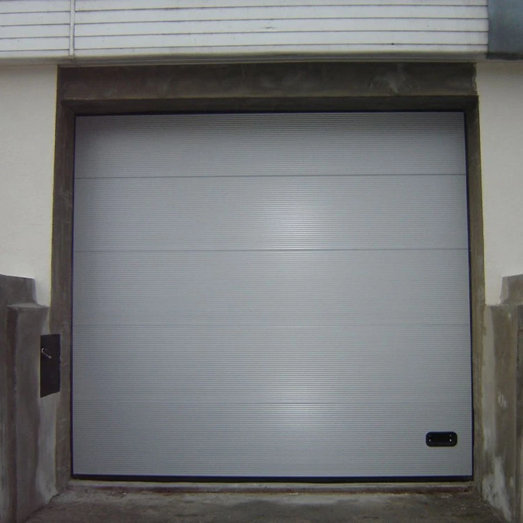 Sektional Garagentor 275 x 250 cm Brett Prägung Silber RAL 9006