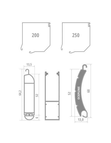 Garagenrollo MINI 52 - 300 x 300 cm