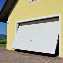 Stahl Garagentor Schwingtor - 260 x 200 cm - Mahagoni 2