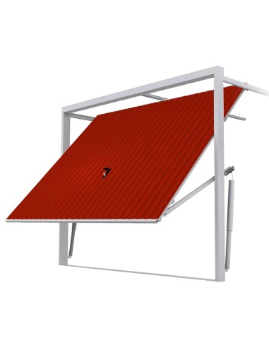 Stahl Garagentor Schwingtor - 240 x 240 cm - RAL 3011