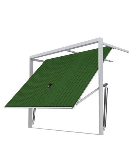Stahl Garagentor Schwingtor - 260 x 200 cm - RAL 6020